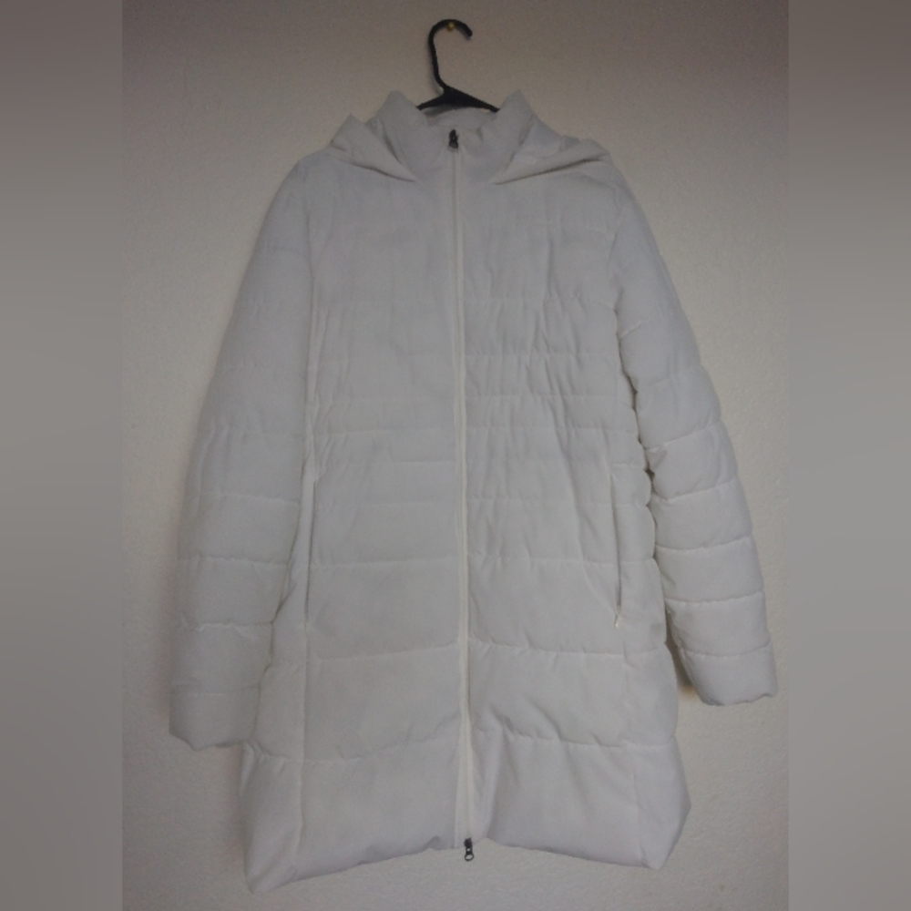 White Swiss Tech Winter Coat